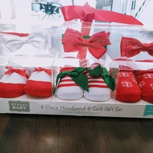 0-9 month Headband sock/shoe set